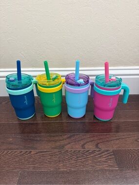 Set of 4 Colorful Insulated Cups